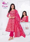 One Way Vol 1 By Devi Cotton Printed Anarkali Kurti With Bottom Dupatta Wholesale Online